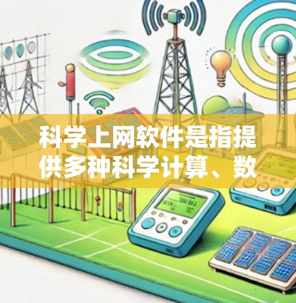 科学上网软件是指提供多种科学计算、数据分析、学术写作和在线学习等功能的工具。以下是一些常见的科学上网软件推荐