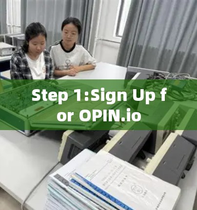 Step 1:Sign Up for OPIN.io