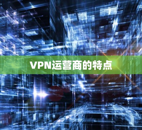 VPN运营商的特点