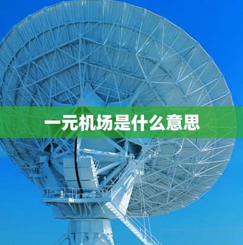 一元机场是什么意思