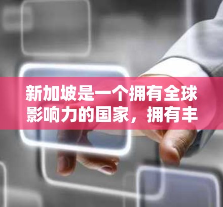 新加坡是一个拥有全球影响力的国家，拥有丰富的网络基础设施和丰富的VPN服务。以下是一些关于新加坡VPN服务器的详细介绍