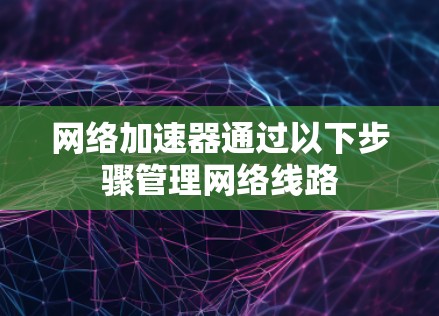 网络加速器通过以下步骤管理网络线路