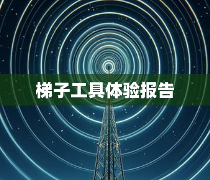 梯子工具体验报告