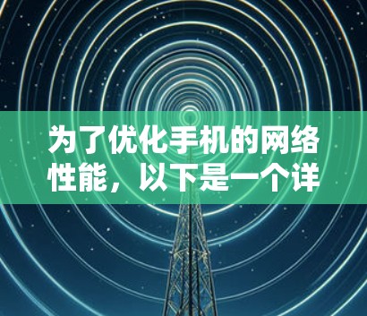为了优化手机的网络性能，以下是一个详细的步骤指南，涵盖加速器和测速的使用方法