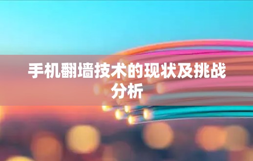 手机翻墙技术的现状及挑战分析
