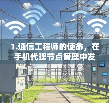 1.通信工程师的使命，在手机代理节点管理中发挥关键作用