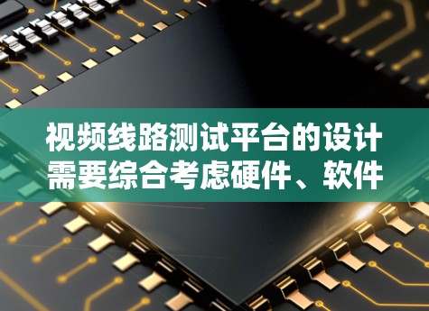 视频线路测试平台的设计需要综合考虑硬件、软件、网络和安全等多个方面。以下是一个详细的方案